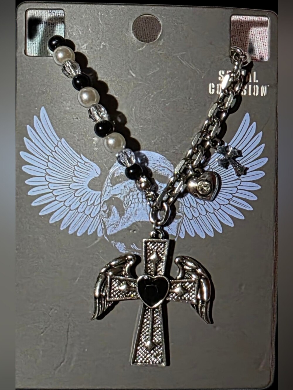 Winged Cross Necklace